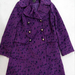 91009B-20A  CK PURPLE COTTON COAT SIZE 2 4 6 PRICE USD54