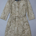 90713A-06 ANNA SUI BEIGE SILK&POLYESTER DUSTCOAT SIZE 2 4 6 PRIC