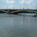 Duna tetőzés, Háttérben: Margit híd