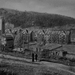 Salgótarján régen, az acélgyári út a templomnál 1938