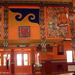 Buddhista sztupa, a bejárat fölött belűlről