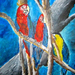 parrot-oil-painting