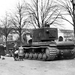 KV-2 szovjet tank vontatása Berlin 1941 2