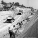 Vasútépítés Érd 1958 (fotó MTI)