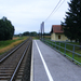 A megállóhely peronja Szentgotthárd felé nézve.