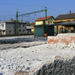 Sopron állomás végponti oldalán lévő nemrég elbontott egykori mo