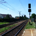 Az I.számú vágány peronjának végéről Götzendorf állomás felé tek