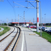 A megállóhely nezsideri oldali peronja(3.számú vágány) Bruck-Kir