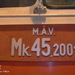 Mk45-2001 táblája