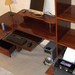 uniq design oak computer desk (2)