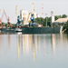 A teher kikötő Dunaújvárosban