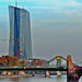 Frankfurt az egyik hídról