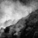 Ellenfényben füstölgő Vezúv