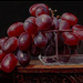 Red grapes in glass bowl (Paul Wolber)