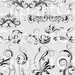 Clipart-Picture-Illustration-Of-A-Collection-Of-Elegant-Flourish